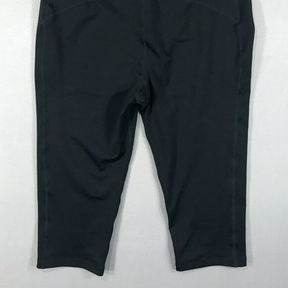 Danskin Now Leggings Women's Medium 8-10 Black Pull On Capri Fitted Workout Yoga - Picture 4 of 14